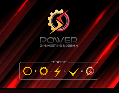 Power engineering & design (Logo Branding)