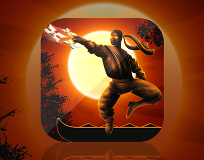 Shuriken Ninja Mobile game Icon