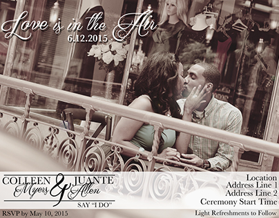 The Allens' Wedding Announcement