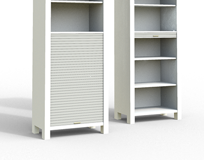 wizualizacja szafy z PCV do zabudowy dla firmy Laweko-P