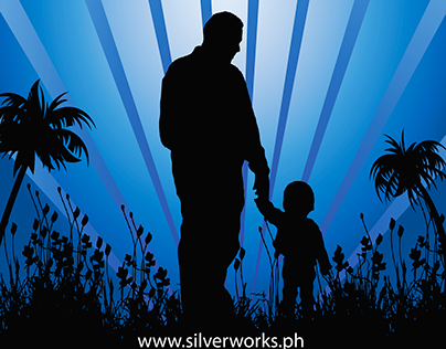 Silverworks Fathers Day Standee