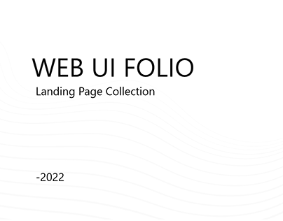 Web UI Folio | UI Design | Landing page