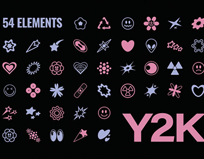 Y2K Metamodern Shapes Set