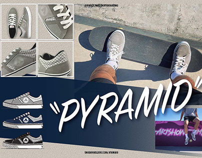 FW22 AIRWALK Skateboarding shoe design project_PYRAMID