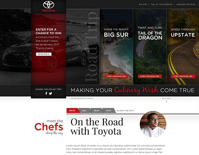 Toyota - Culinary Road Trip Hub