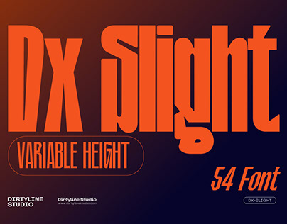 Dx Slight Condensed - Free Font
