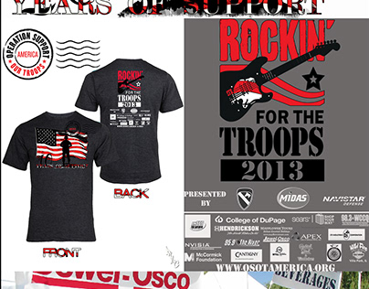 Commercial T-Shirt Design Operation Support Our Troops
