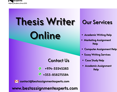 Thesis writer online
