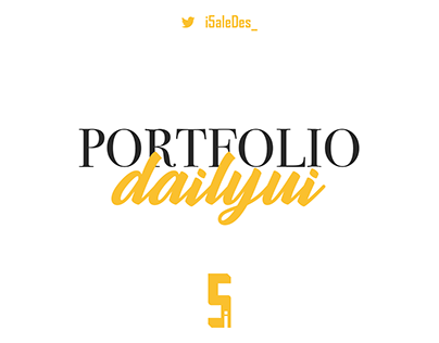 UI Portfolio | #dailyUI
