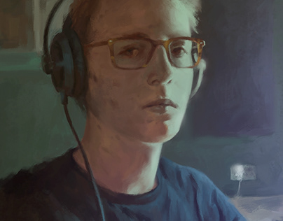 A Self-Portrait Painting