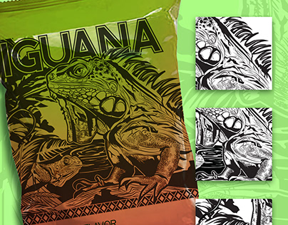 "IGUANA CHIPS" 2024 (1 color design)