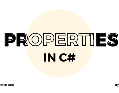 Properties in C# { get ; set; }