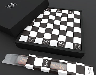 K&Q - Chess Stick Cake Packaging