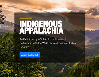 Indigenous Appalachia - UX and Coding