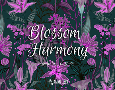 Blossom Harmony (seamless pattern)