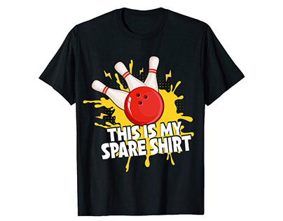Bowling T-shirt Design