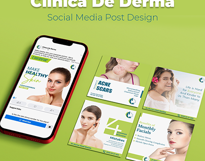 Social Media Post Design (Clinica De Derma)