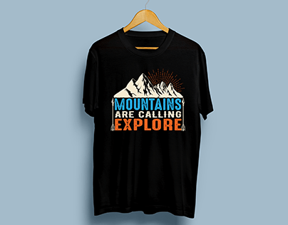 adventure mountain tshirt