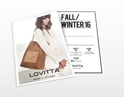 Project thumbnail - Lovitta Bags & Others - Season in progress |  FW16
