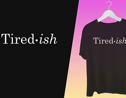 Expressive Typography T-shirt (Tired-ish)