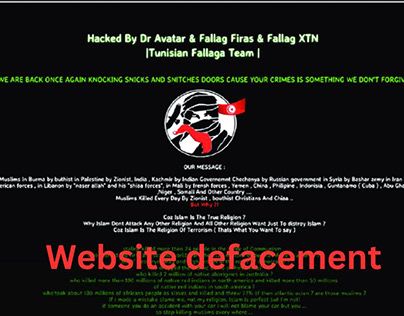 Website hacker by defacing