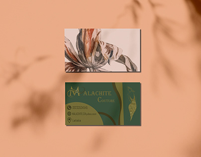 Business Card for Malachite Couture