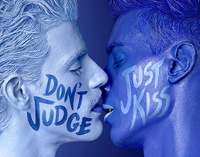 Closeup Don't Judge. Just Kiss campaign