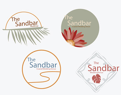Sandbar Wedding Logos