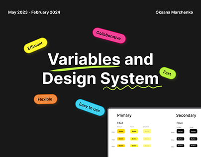 Variables and Design System Project