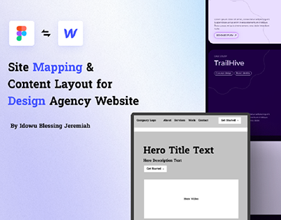 Content Layout for Design Agency