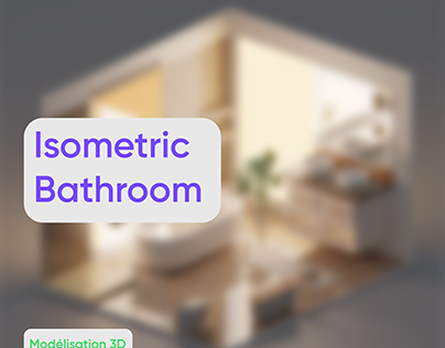 Isometric Bathroom