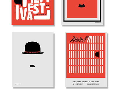 Charlie Chaplin Film Festival Event Posters