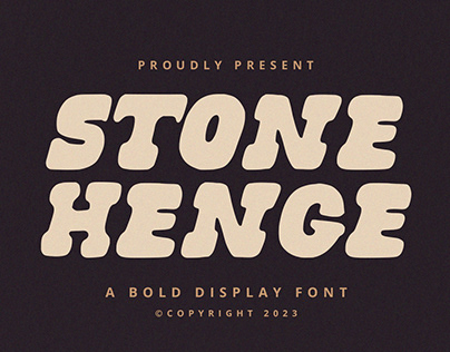 Stonehenge - Display Font