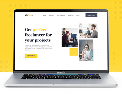 Landing Page for Outstaff Company