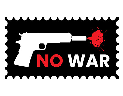 no war logo desin