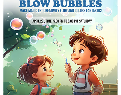 blow bubbles