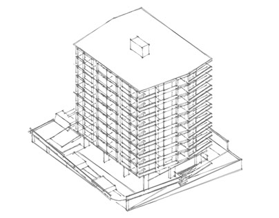 2014-2 Proyecto Habitar - Edificio de vivienda