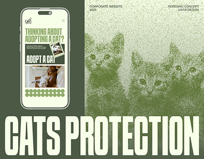 Cats Protection | Сorporate Website | UI/UX Design