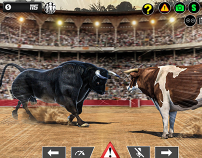Bull fighting game