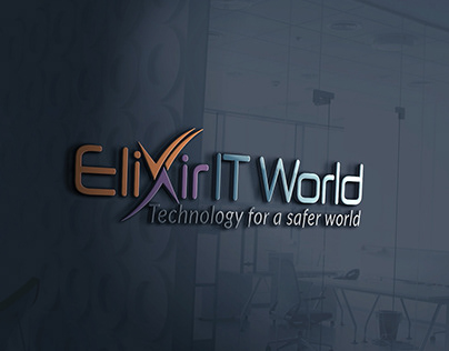 Elixir IT World Digital Agency Logo Design