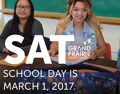GPISD's 2017 SAT School Day Flyer
