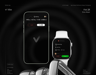 Vibe - Mobile Health Track App