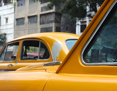 The yellow taxi