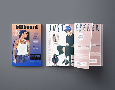 Billboard magazine cover & article design