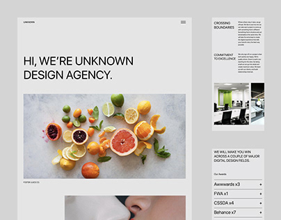 Unknown – design agency concept