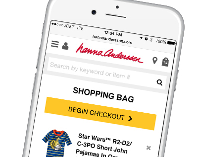 Ecommerce Checkout | Hanna Andersson