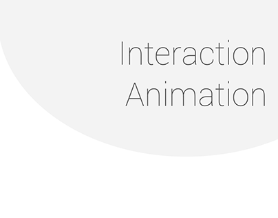Mobile App_Interaction Animation