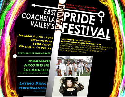 Mock-up Poster for Pride Festival