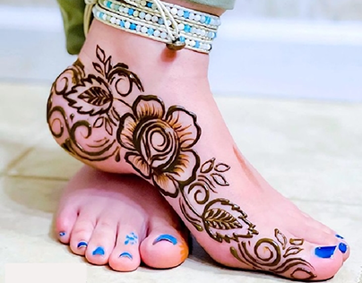 Henna Design for Feet