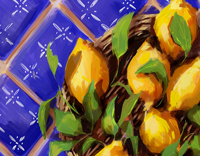 Lemons fresco study